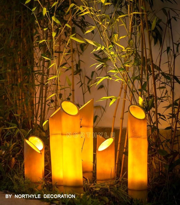 garden bamboon lighting