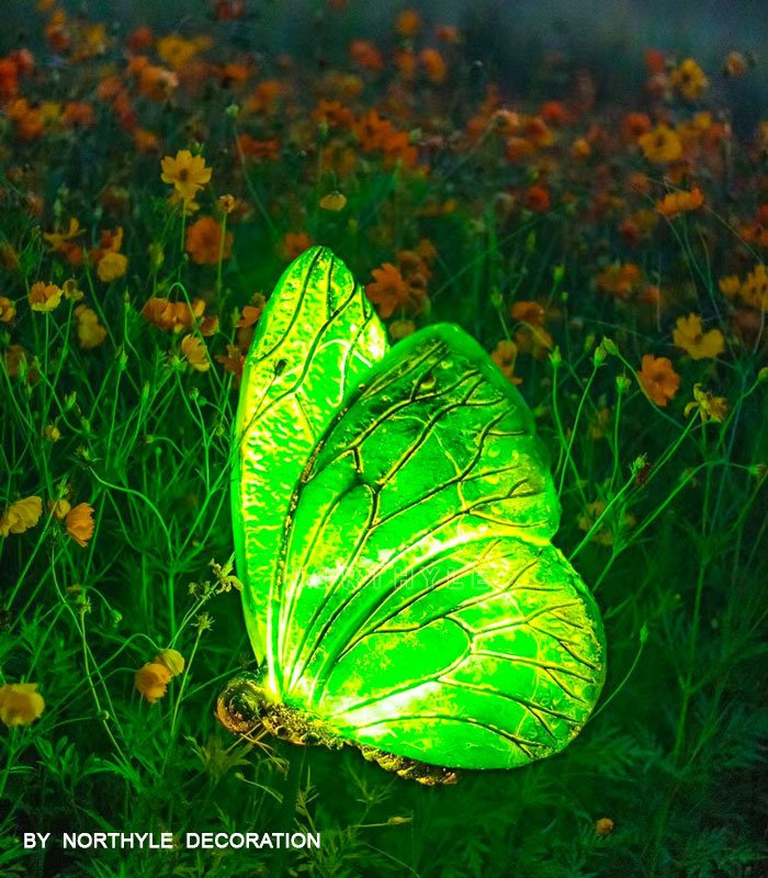 green butterfly lighting for halloween