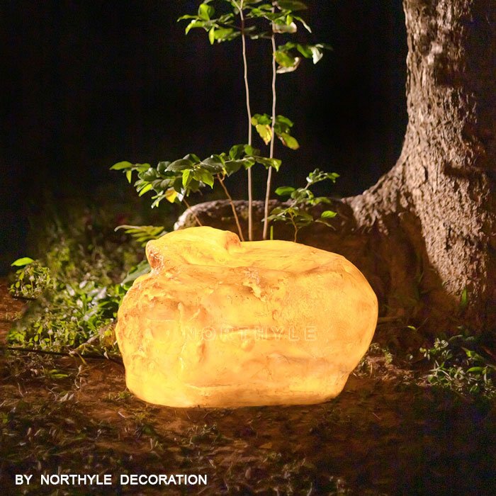 led stone lights
