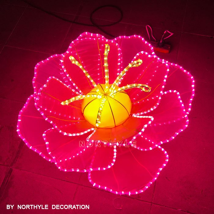 pink lotus flower lights
