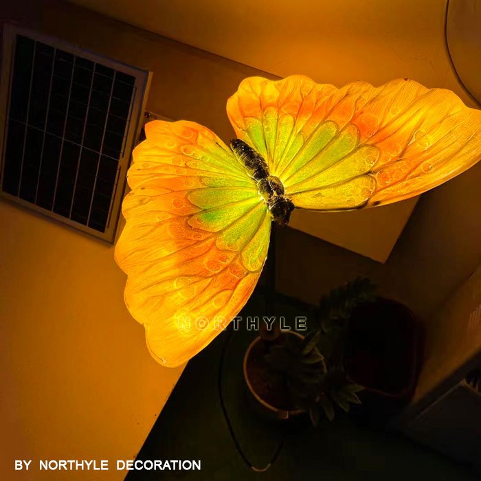 solar butterfly garden lights