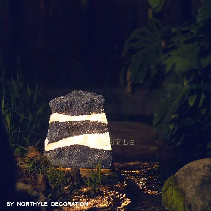 grey stone lights