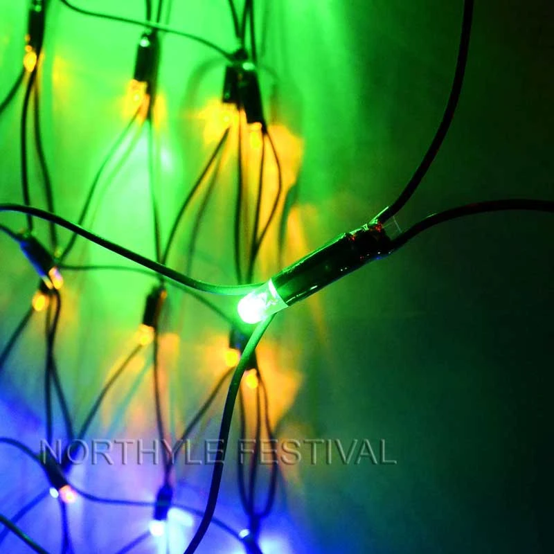 rgb outdoor net lights for bushes northyle