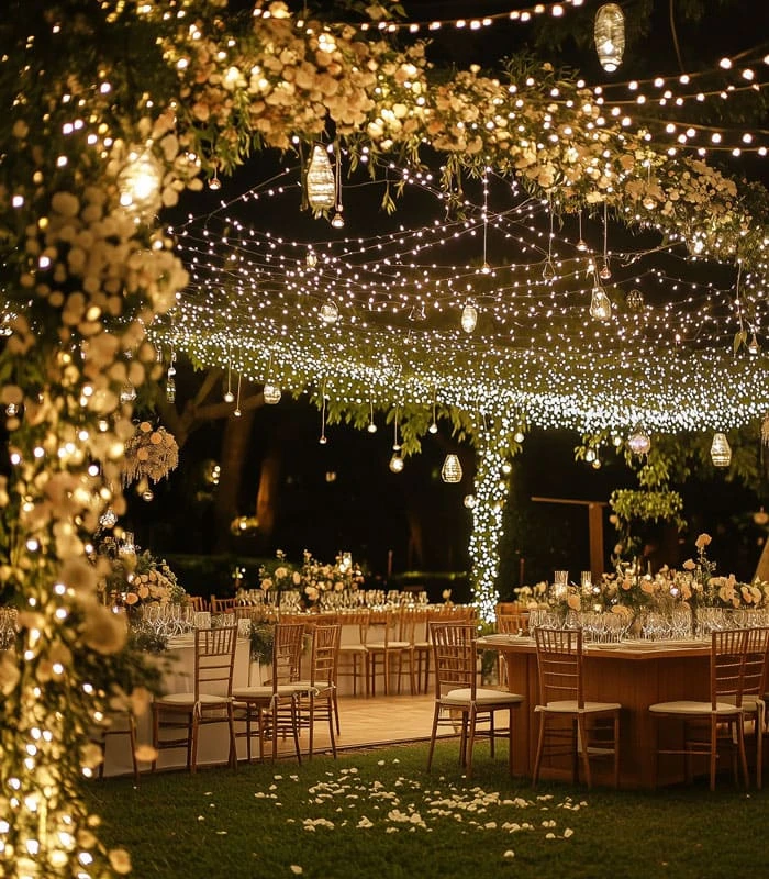 backyard string light led