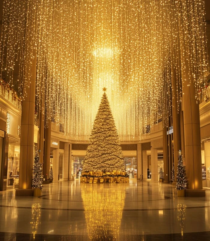 christmas tree shopping mall