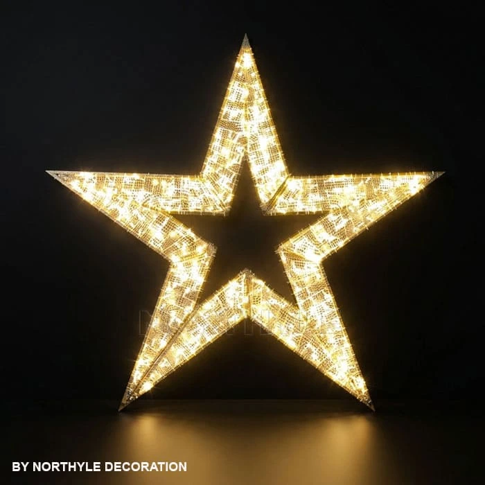 Giant Lighted Outdoor Christmas Ball Display