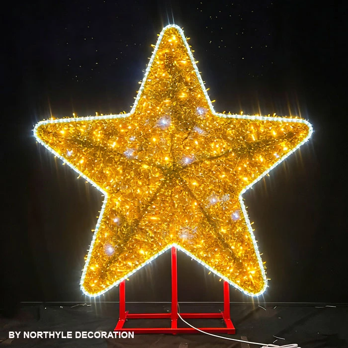 Large LED Christmas Star Motif Light