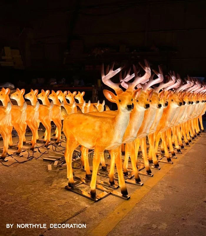 fiberglass reindeer supplier