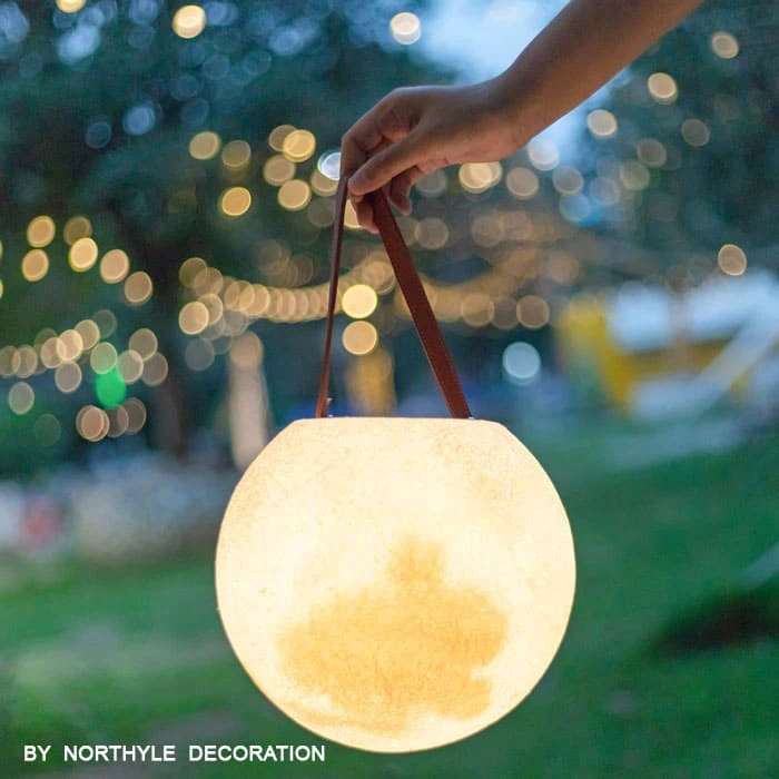 Portable moon lamp outdoor hotel decoration