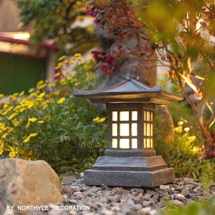 Japanese garden lanterns decoration Tea House Style