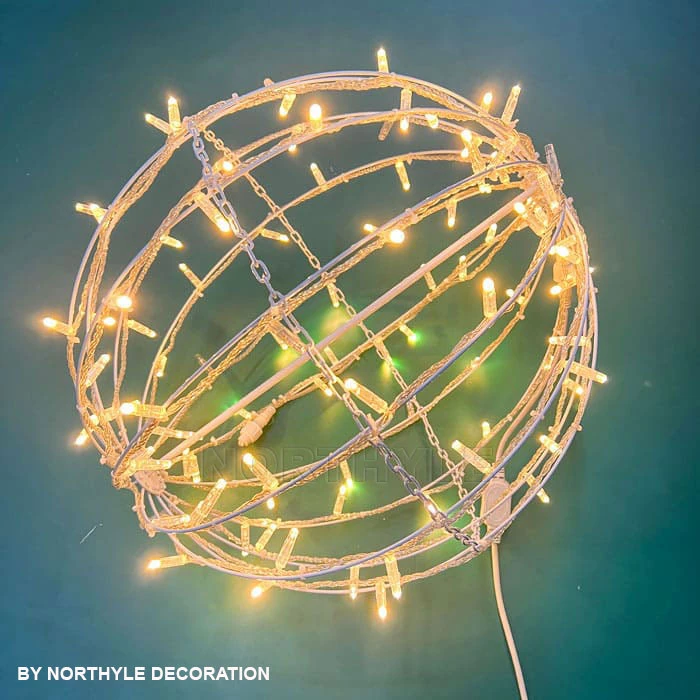 Warm White LED String Light Ball