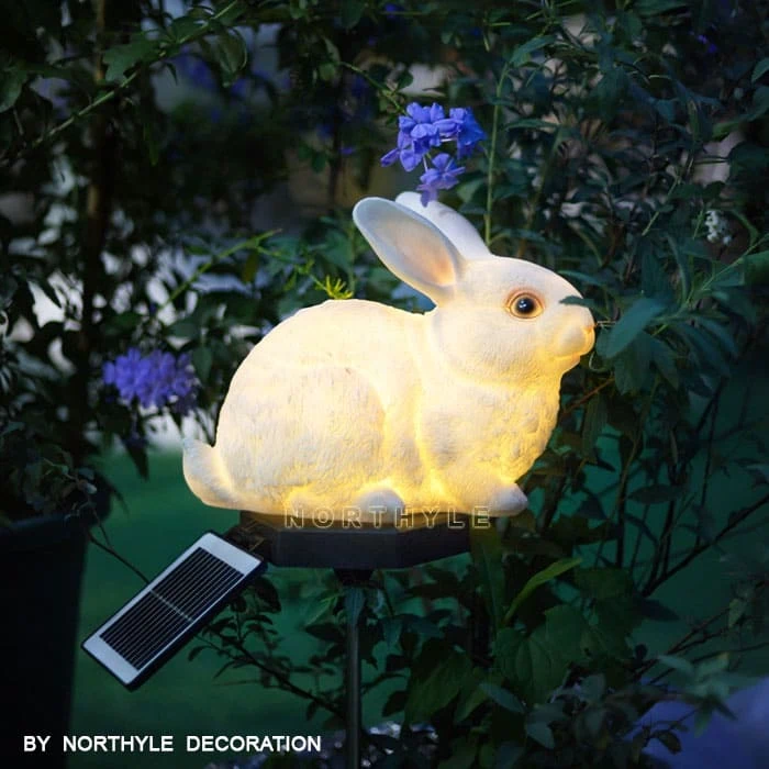 solar powered rabbit lights