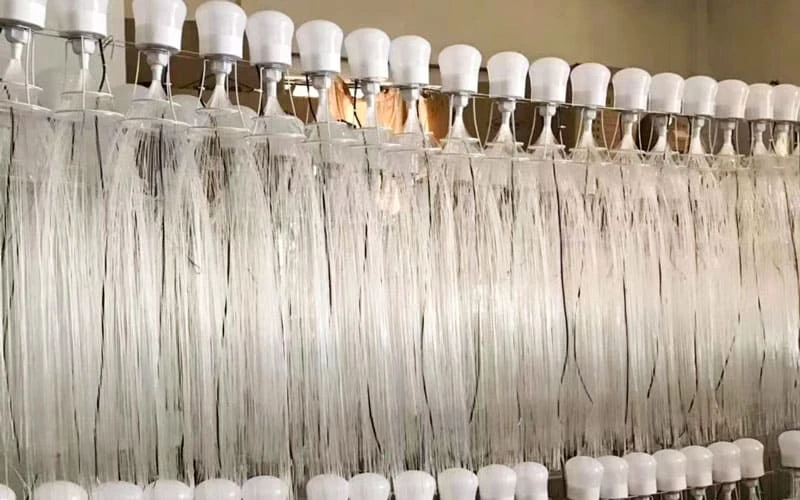 aging test for LED fiber optic lights to verify long-term durability and brightness stability