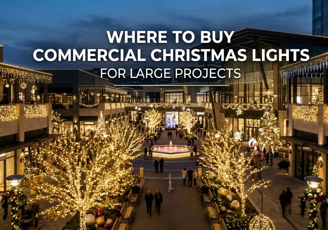 where to buy commercial christmas lights for large projects